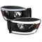 Spec-D Tuning HEADLIGHTS WITH LED BAR MATTE BLACK HOUSING CLEAR LENS, 2PK 2LH-DGP06JM-G3-GO - alternate 1